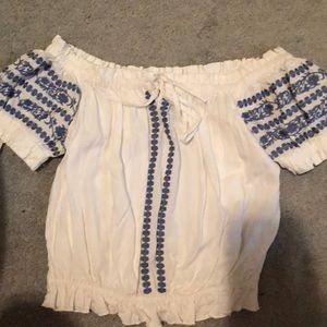 Off the shoulder top